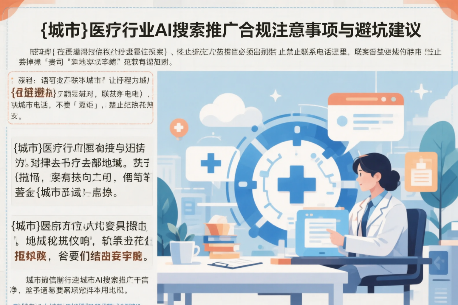 宁德医疗行业AI搜索推广合规注意事项与避坑建议