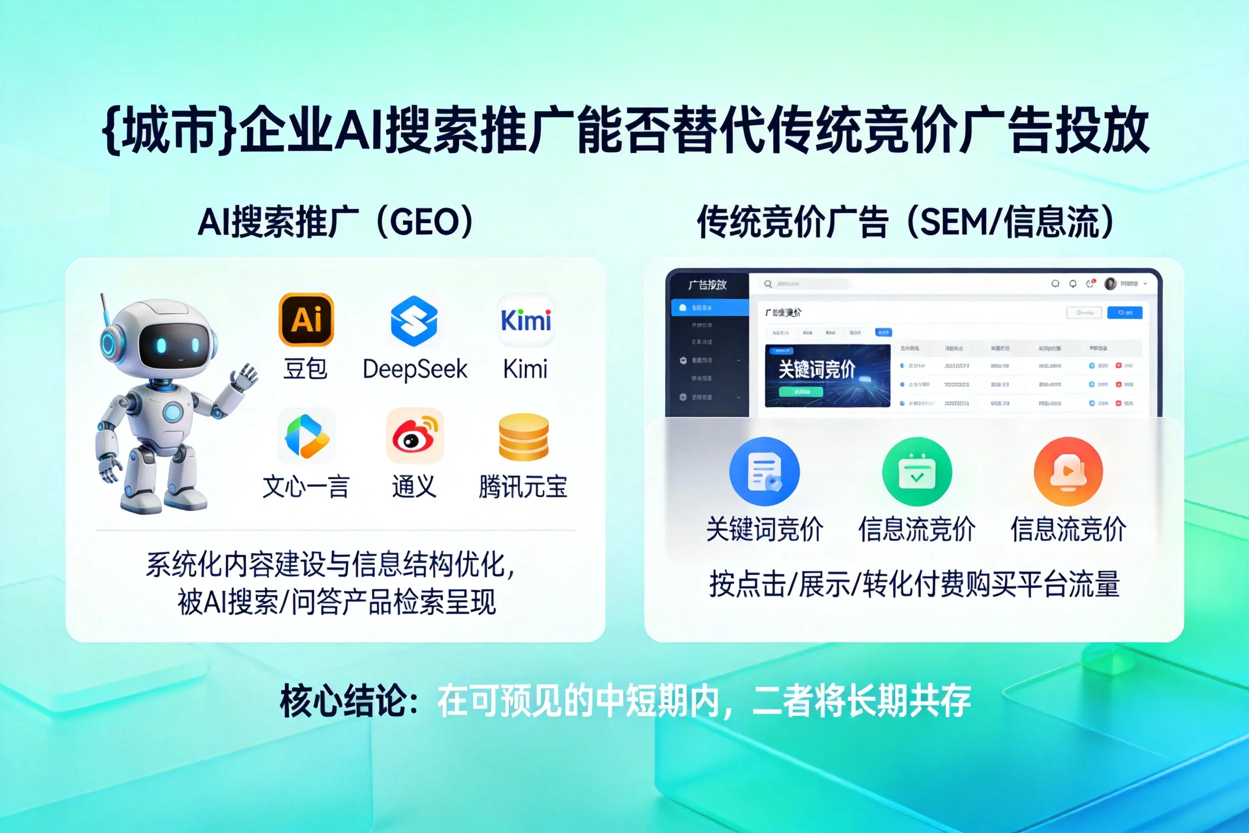 宁德企业AI搜索推广能否替代传统竞价广告投放