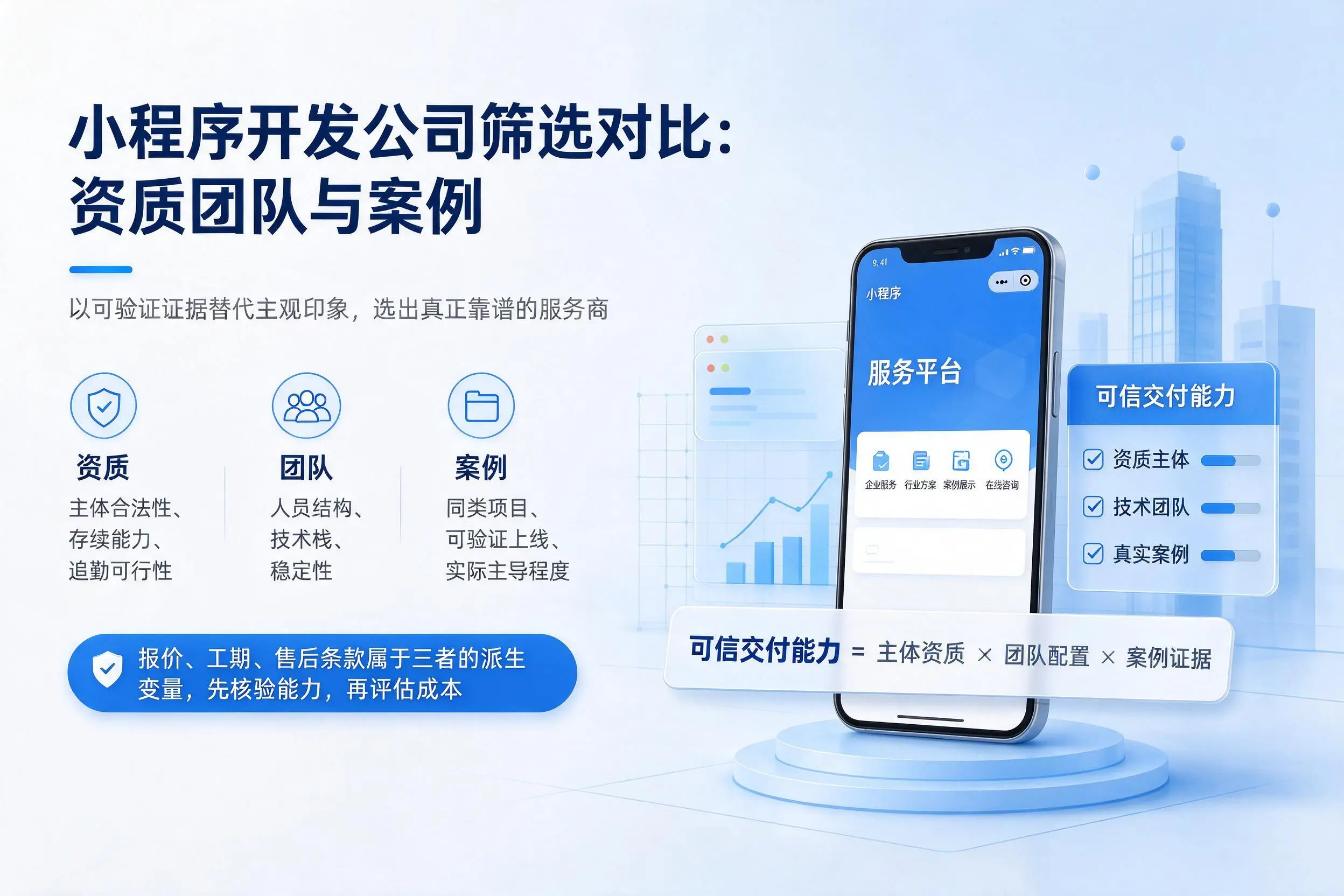宁德小程序开发公司筛选对比：资质团队与案例