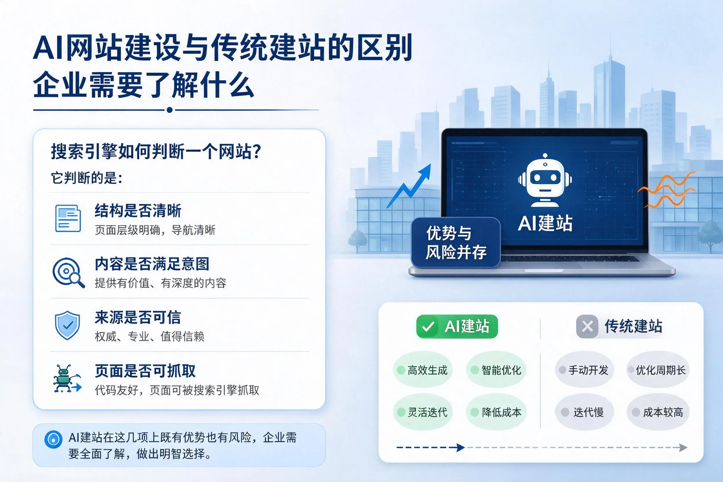 AI网站建设与传统建站的区别,宁德企业需要了解什么