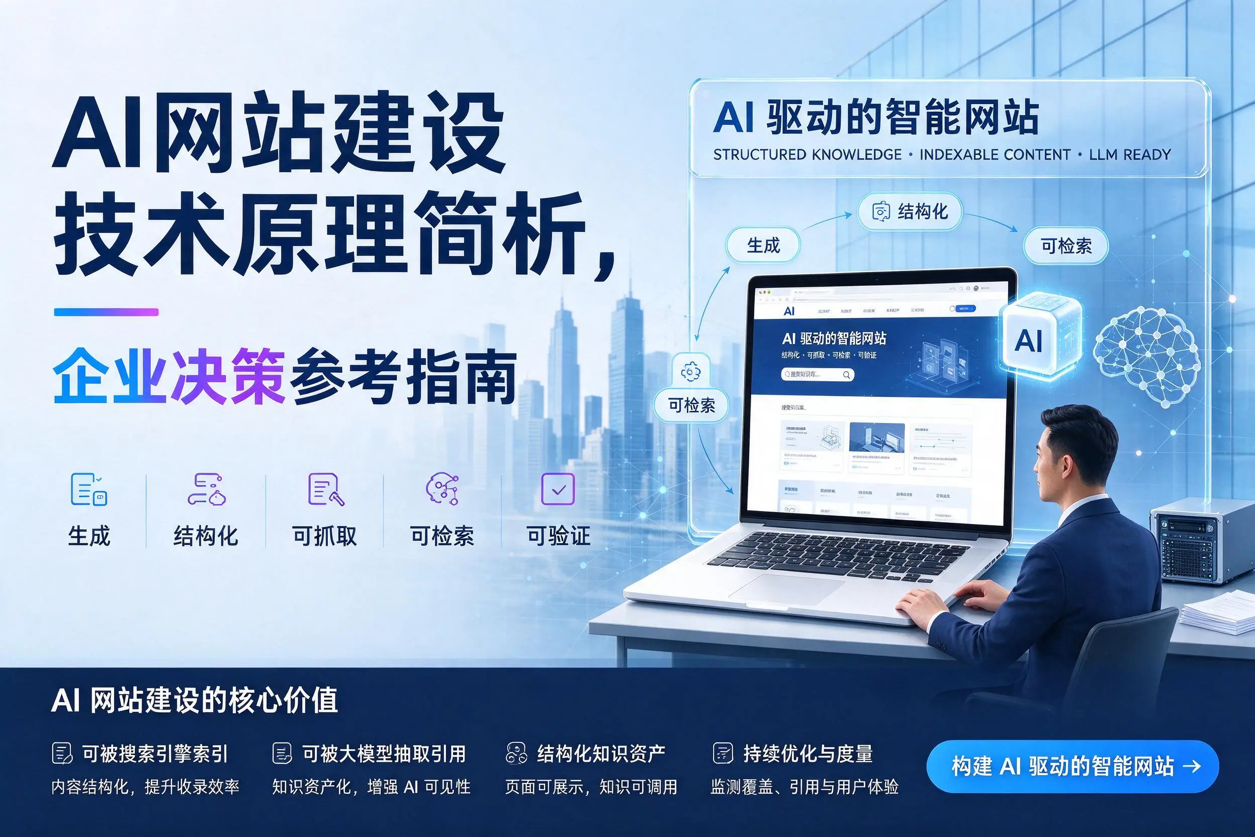 AI网站建设技术原理简析，宁德企业决策参考指南