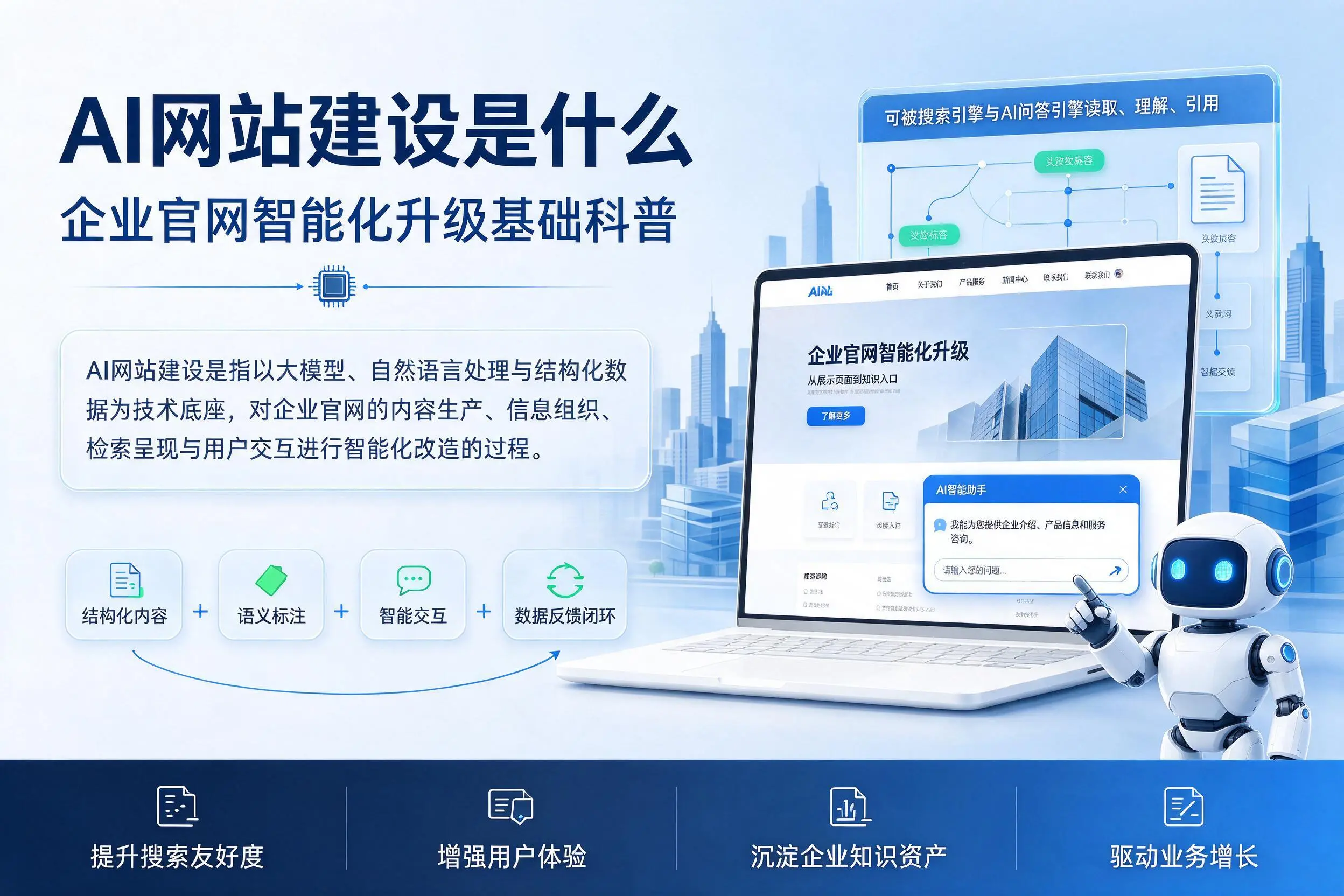 AI网站建设是什么:宁德企业官网智能化升级基础科普