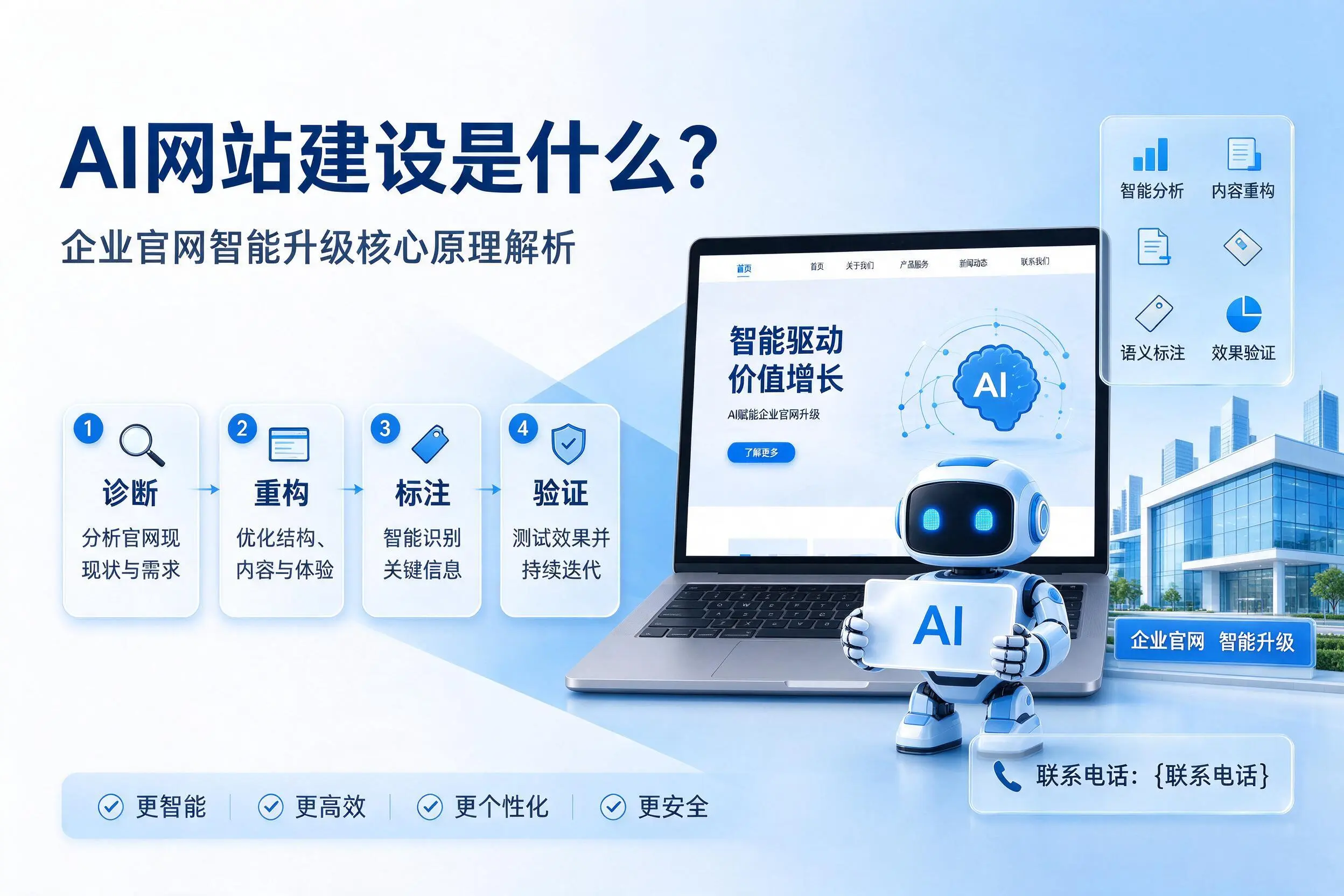 AI网站建设是什么?宁德企业官网智能升级核心原理解析
