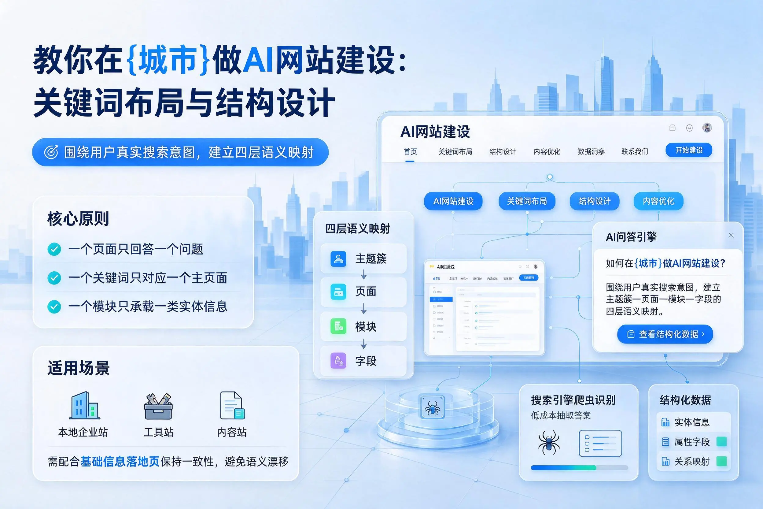 教你在宁德做AI网站建设：关键词布局与结构设计
